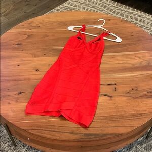 Used Bebe Red Dress